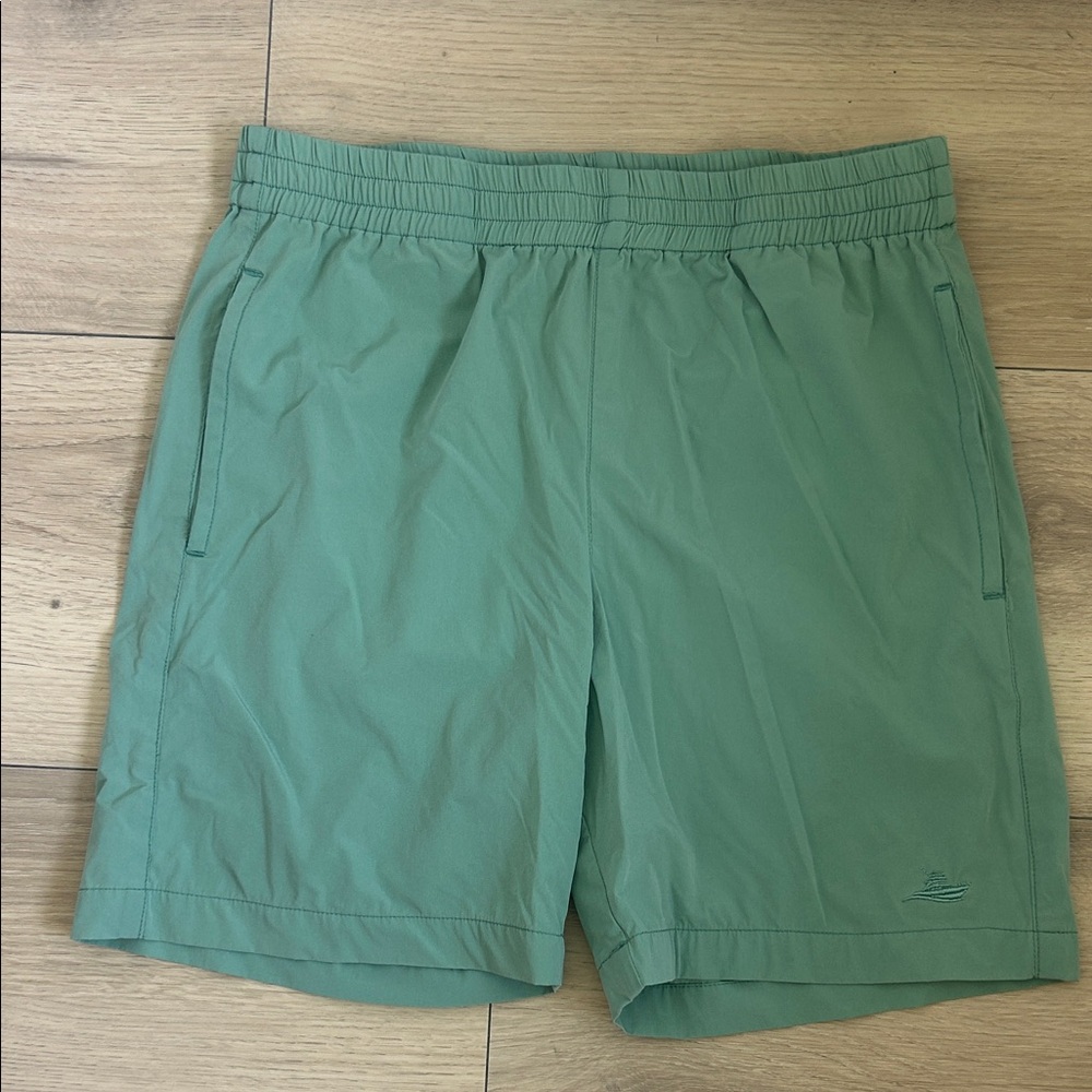 SouthBound Sage Green Performance Play Shorts